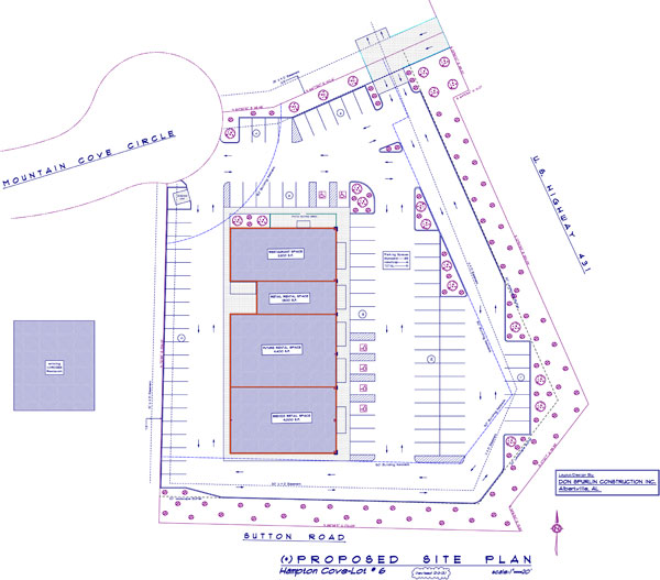 Hampton Cove Retail Center, 3110 Mountain Cove Circle Huntsville, AL