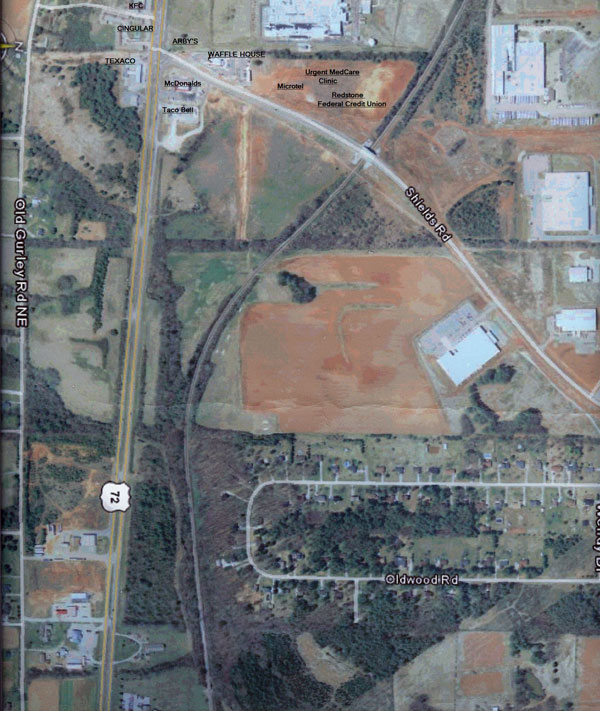 72 East & South Side of Shields Road, Huntsville