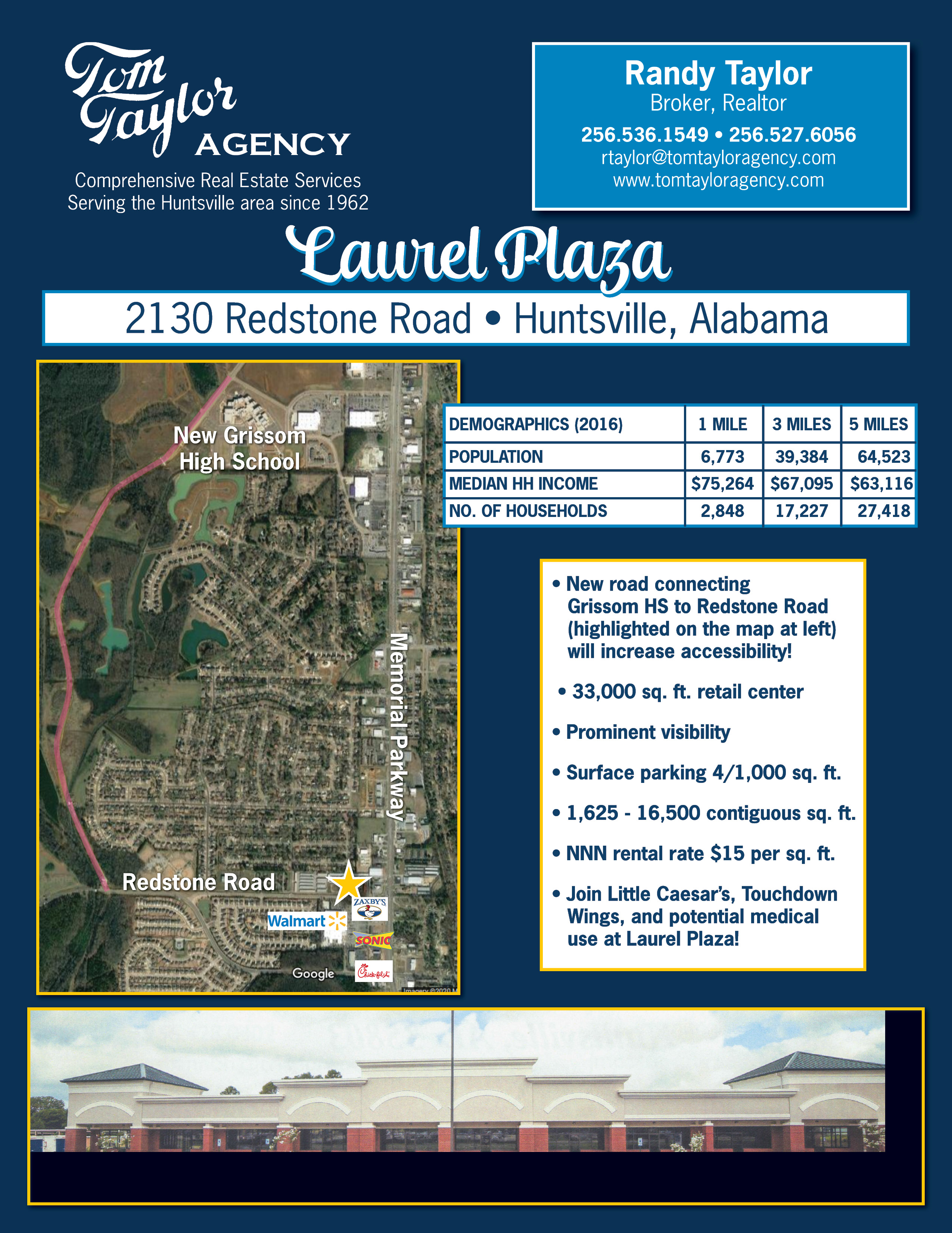 Laurel Plaza 2130 Redstone Road Huntsville, Al. 35803