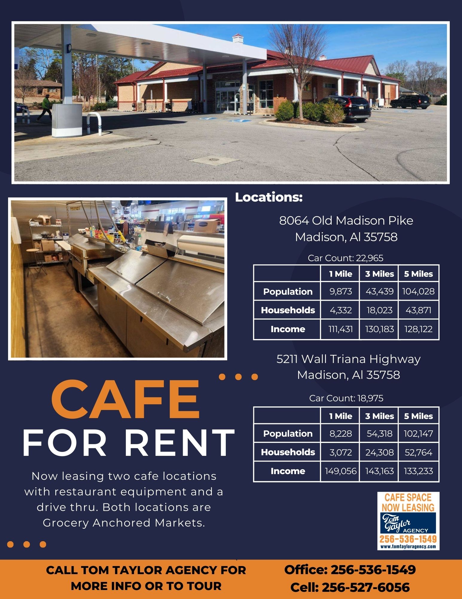 Cafe Space For Lease